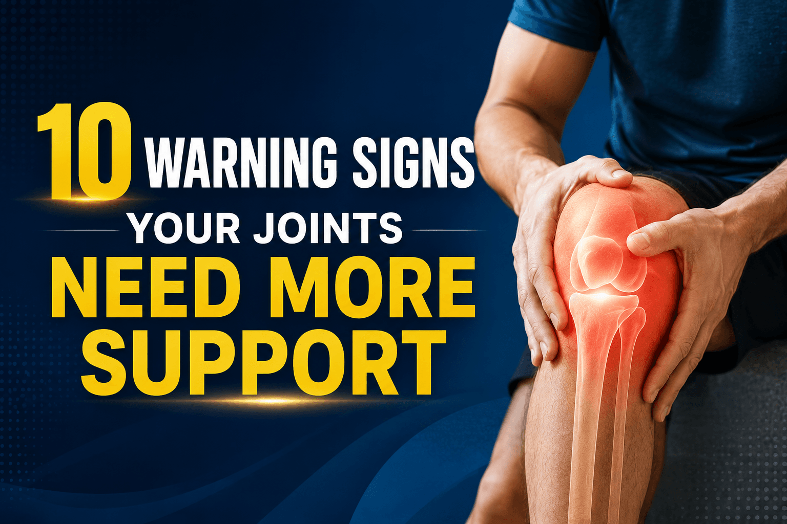 10 Warning Signs Your Joints Need More Support !