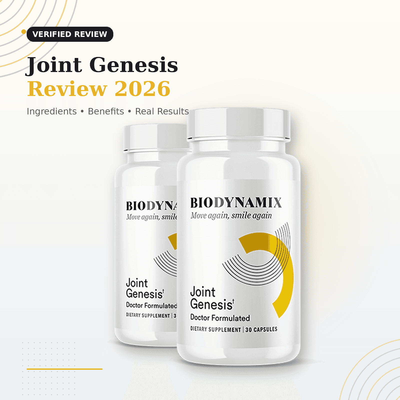 Joint Genesis Reviews 2026: Ingredients, Benefits & Does It Work?